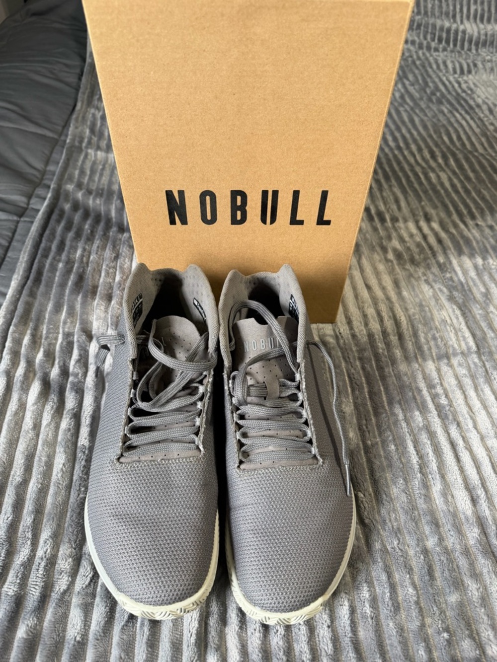 NOBULL Grey Athletic Mid Trainers